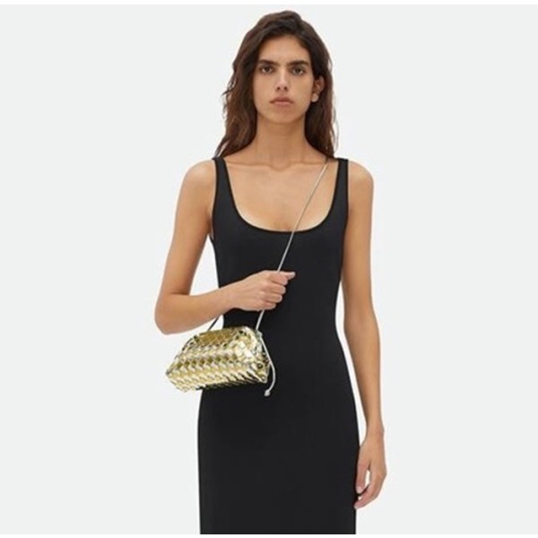 ❤보테가 베네타 여성 골드 크로스 백 - Bottega Veneta Womens Cross Bag - bvb580x