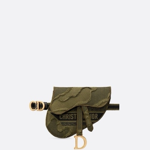★디올 여성 새들 벨트백 - Dior Womens Khaki Saddle Bag