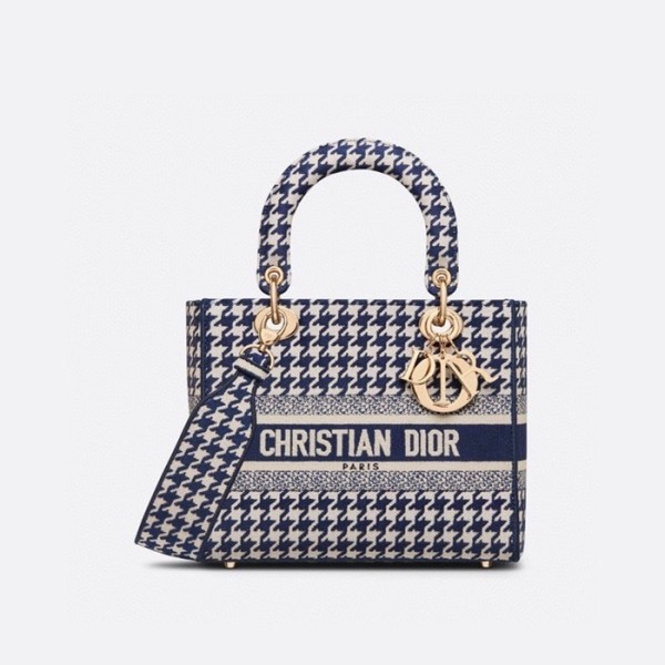 ❤디올 여성 네이비 레이디 백 - Dior Womens Navy Lady Bag - dib629x