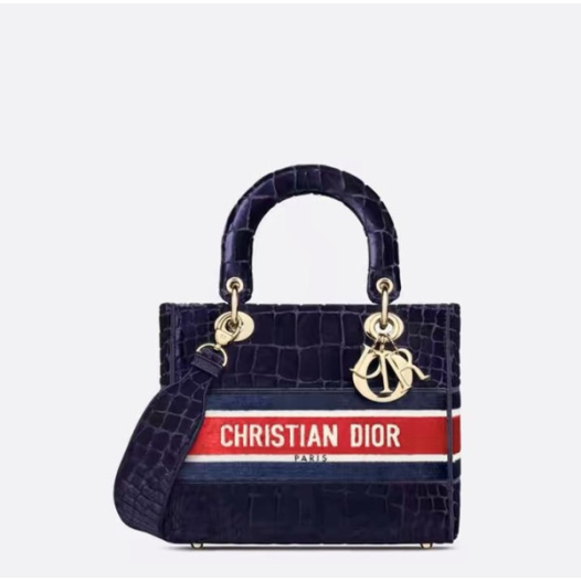 ❤디올 여성 네이비 레이디 백 - Dior Womens Navy Lady Bag - dib643x