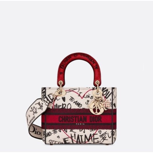❤디올 여성 레드 레이디 백 - Dior Womens Red Lady Bag - dib644x