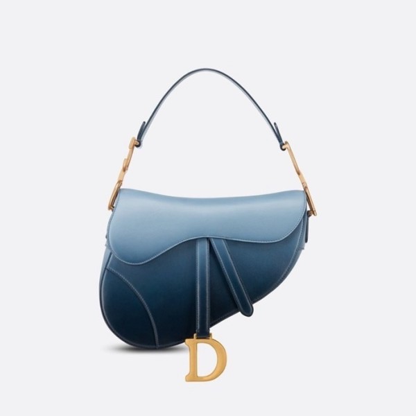 ❤디올 여성 블루 새들백 - Dior Womens Blue Saddle Bag - dib650x