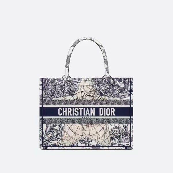 ❤디올 여성 네이비 북토트 - Dior Womens Navy Book Tote - dib666x