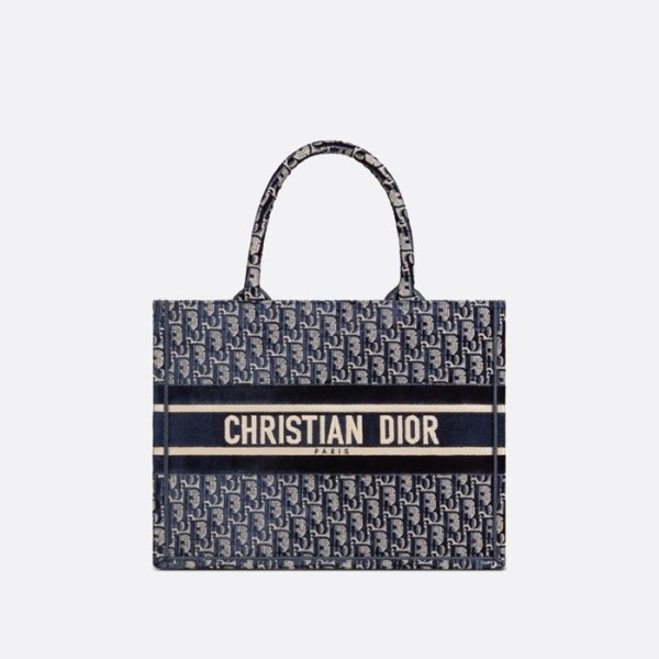 ❤디올 여성 네이비 북토트 - Dior Womens Navy Book Tote - dib667x