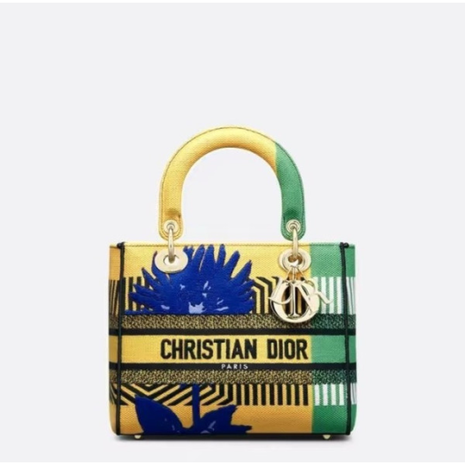 ❤디올 여성 옐로우 레이디 백 - Dior Womens Yellow Lady Bag - dib673x