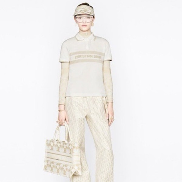 ❤디올 여성 골드 북토트 - Dior Womens Gold Book Tote - dib676x