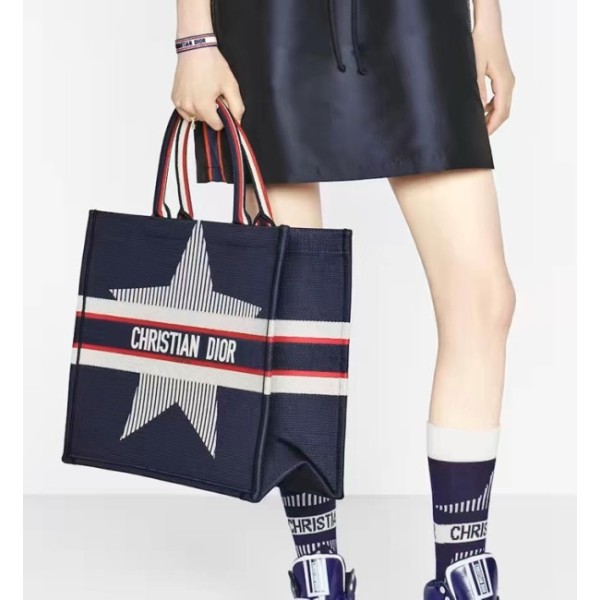 ❤디올 여성 네이비 북토트 - Dior Womens Navy Book Tote - dib687x