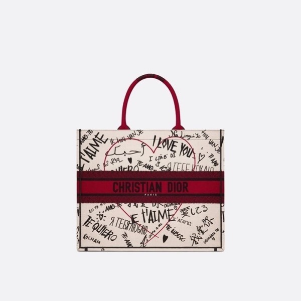 ❤디올 여성 레드 북토트 - Dior Womens Red Book Tote - dib697x