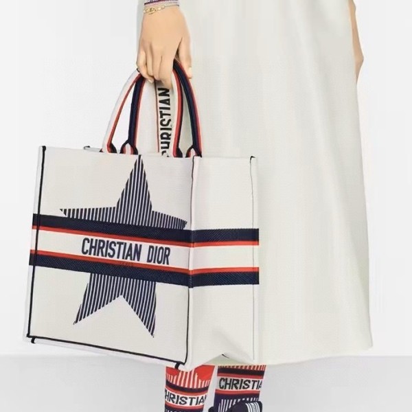 ❤디올 여성 화이트 북토트 - Dior Womens White Book Tote - dib701x
