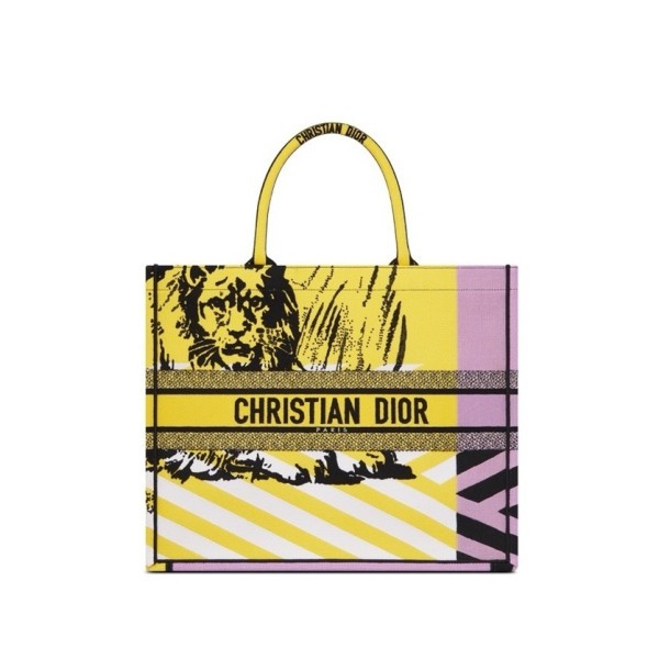 ❤디올 여성 옐로우 북토트 - Dior Womens Yellow Book Tote - dib702x
