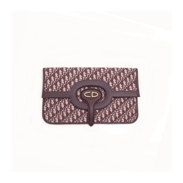 ❤디올 여성 오블리크 클러치 - Dior Womens Burgundy Clutch - bab718x