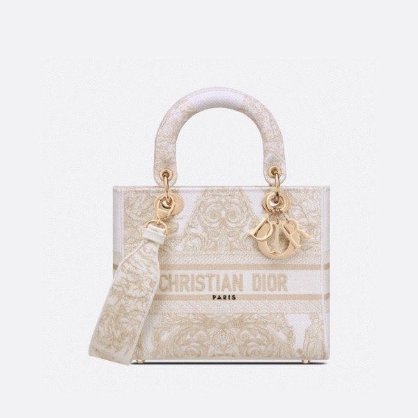 ❤디올 여성 실버 레이디 백 - Dior Womens Sillver Lady Bag - dib730x