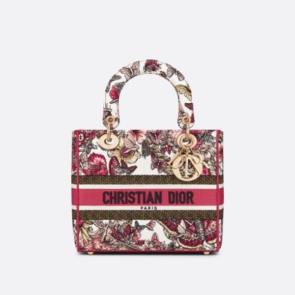 ❤디올 여성 레드 레이디 백 - Dior Womens Red Lady Bag - dib731x