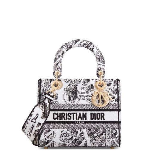 ❤디올 여성 블랙 레이디 백 - Dior Womens Black Lady Bag - dib732x