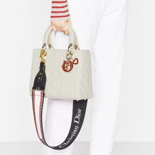 ❤디올 여성 화이트 레이디 백 - Dior Womens White Lady Bag - dib750x