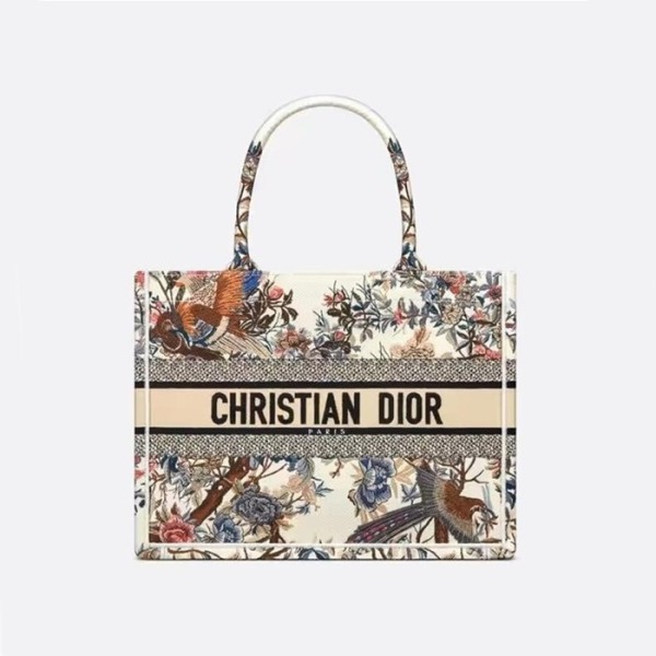 ❤디올 여성 화이트 북토트 - Dior Womens White Book Tote - dib760x
