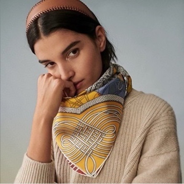 ❤에르메스 여성 옐로우 스카프 - Hermes Womens Yellow Scarf - acc1606x
