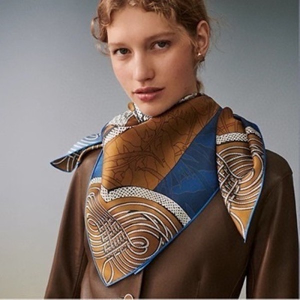 ❤에르메스 여성 브라운 스카프 - Hermes Womens Brown Scarf - acc1608x