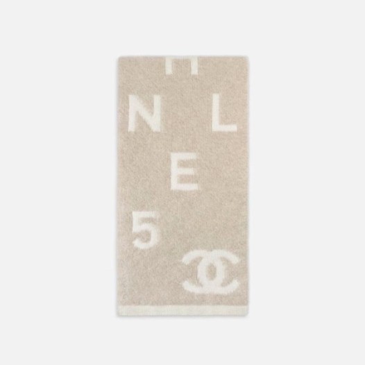 ❤샤넬 여성 베이지 머플러 - Chanel Womens Beige Muffler - acc612x