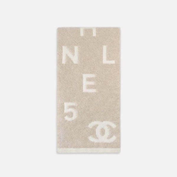 ❤샤넬 여성 베이지 머플러 - Chanel Womens Beige Muffler - acc612x