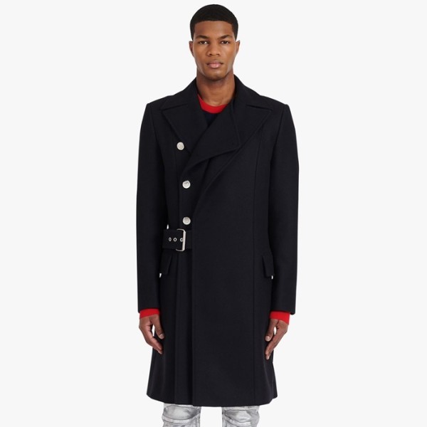 ❤발망 남성 블랙 코트 - Balmain Mens Black Coats - bac145x