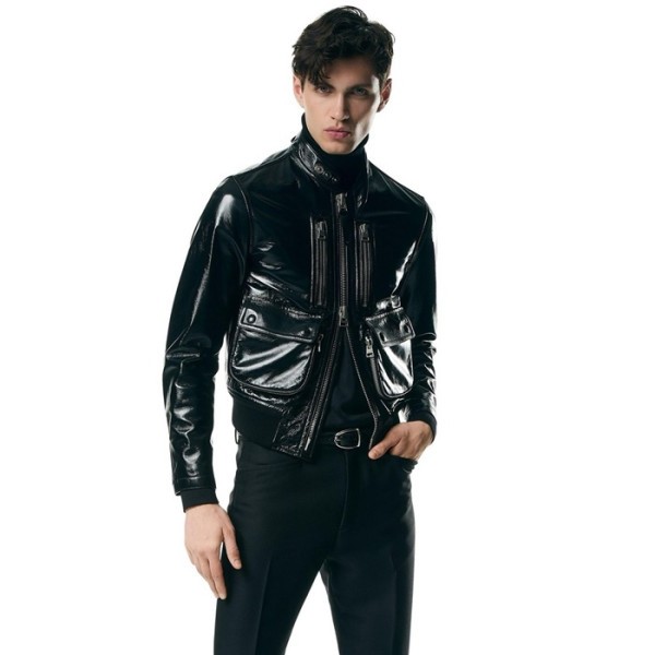 ❤톰포드 남성 블랙 가죽 자켓 - Tom Ford Mens Black Jackets - toc149x