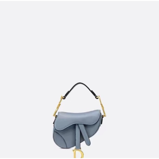 ❤디올 여성 블루 미니 새들백 - Dior Womens Blue Saddle Bag - dib764x