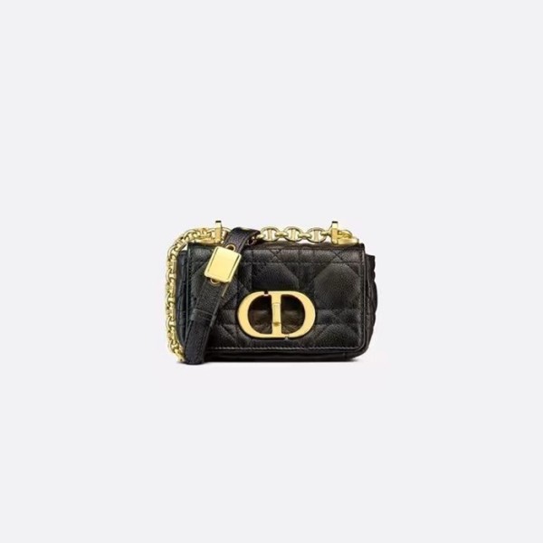 ❤디올 여성 블랙 카로 백 - Dior Womens Mini Caro Bag - dib766x