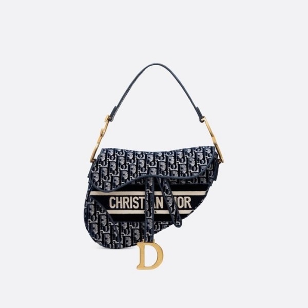 ❤디올 여성 네이비 새들백 - Dior Womens Navy Saddle Bag - dib772x