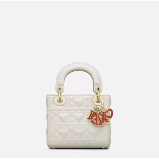 ❤디올 여성 화이트 레이디 백 - Dior Womens White Lady Bag - dib774x