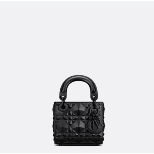 ❤디올 여성 블랙 미니 레이디 백 - Dior Womens Black Lady Bag - dib785x