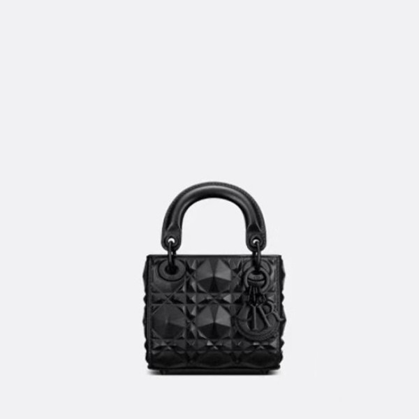 ❤디올 여성 블랙 미니 레이디 백 - Dior Womens Black Lady Bag - dib785x