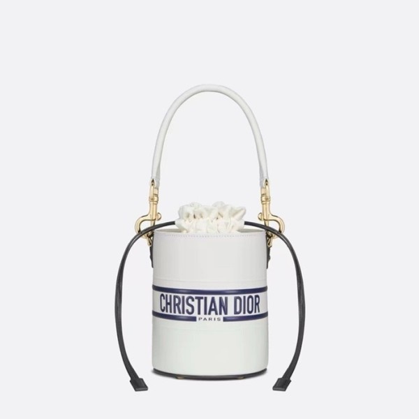 ❤디올 여성 화이트 디와이브 버킷백 - Dior Womens Dvibe Bucket Bag - dib791x