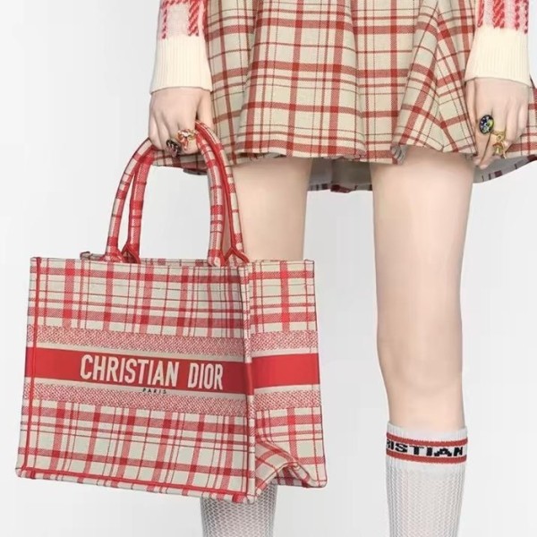 ❤디올 여성 레드 북토트 - Dior Womens Red Book Tote - dib800x
