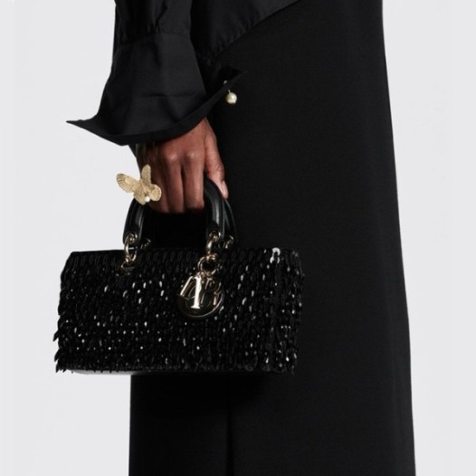 ❤디올 여성 블랙 디조이 백 - Dior Womens Black D-Joy Bag - dib813x
