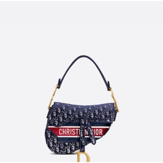 ❤디올 여성 오블리크 새들백 - Dior Womens Navy Saddle Bag - dib831x