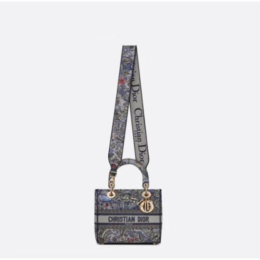 ❤디올 여성 블루 레이디 백 - Dior Womens Blue Lady Bag - dib844x