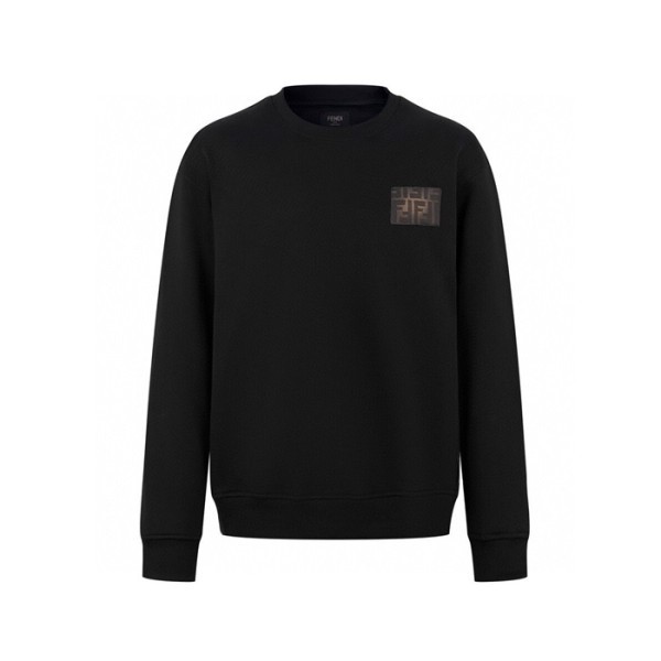 ❤펜디 남성 캐쥬얼 블랙 맨투맨 - Fendi Mens Black Tshirts - fec170x