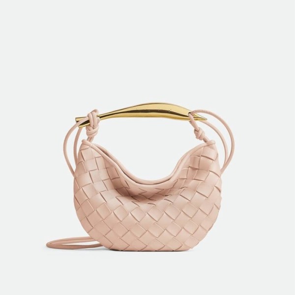 ❤보테가 베네타 여성 핑크 사딘 초크 - Bottega Veneta Womens Pink Sardine Bag - bab870x