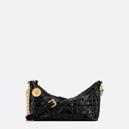 ★디올 여성 블랙 스타 체인 호보백 - Dior Womens Black Star Hobo Bag