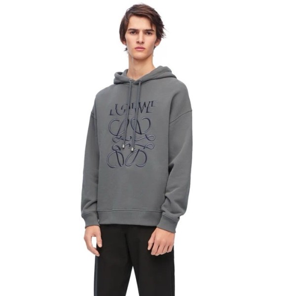 ❤로에베 남성 그레이 후드티 - Loewe Mens Gray Hoodie - loc175x