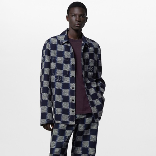 ❤루이비통 남성 블루 셔츠 - Louis vuitton Mens Blue Shirts - lvc198x