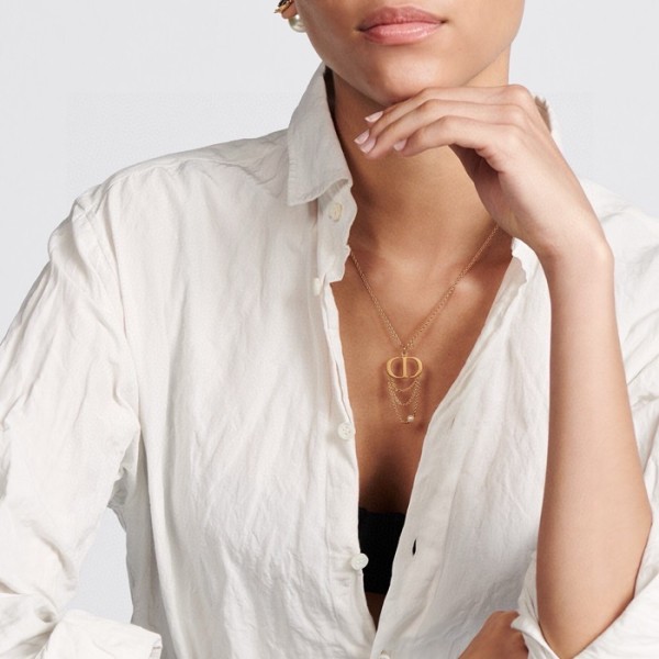 ❤디올 여성 골드 목걸이 - Dior Womens Gold Necklace - acc1652x