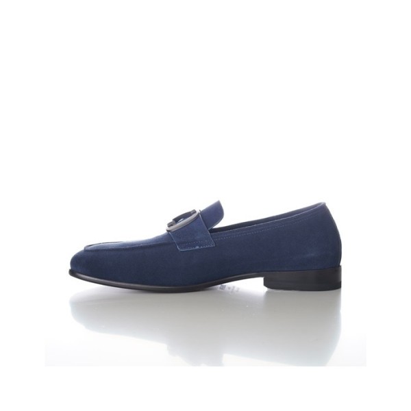 ❤에르메네질도 제냐 남성 네이비 로퍼 - Ermenegildo Zegna Mens Navy Loafer - zes62x