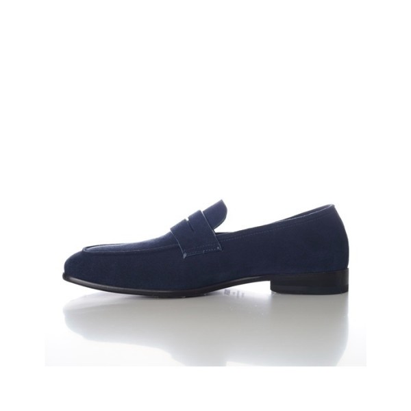 ❤에르메네질도 제냐 남성 네이비 로퍼 - Ermenegildo Zegna Mens Navy Loafer - zes81x