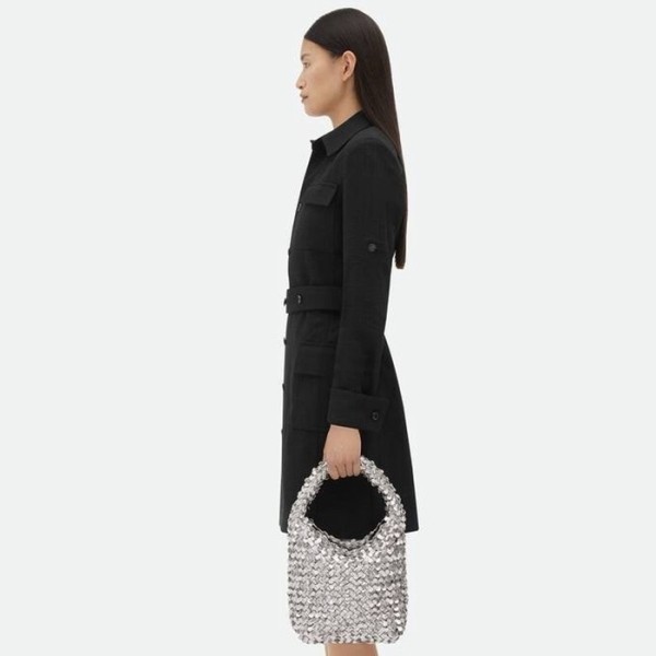 ❤보테가 베네타 여성 실버 버킷벡 - Bottega Veneta Womens Silver Bucket Bag - bvb919x