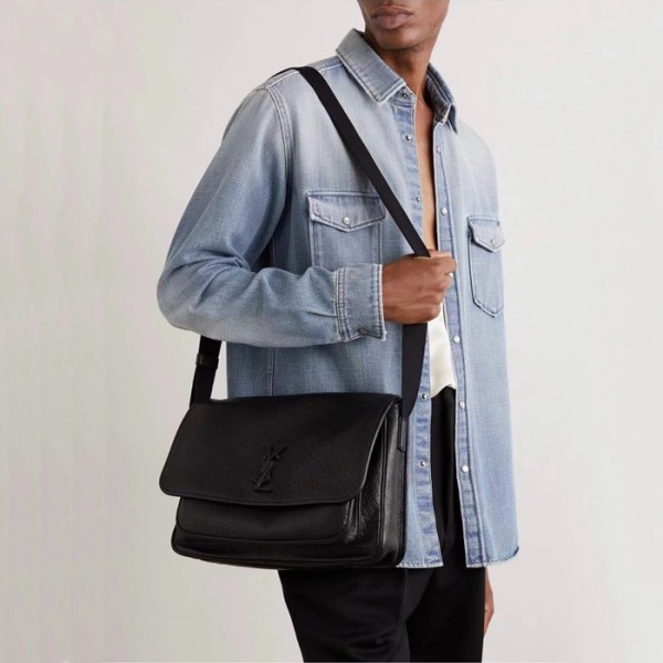 ❤입생로랑 남성 블랙 니키백 - Saint Laurent Mens Black Niki Bag - ysb923x