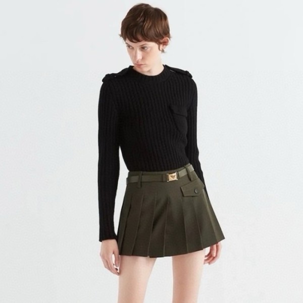 ❤프라다 여성 카키 스커트 - Prada Womens Khaki Skirts - prc233x