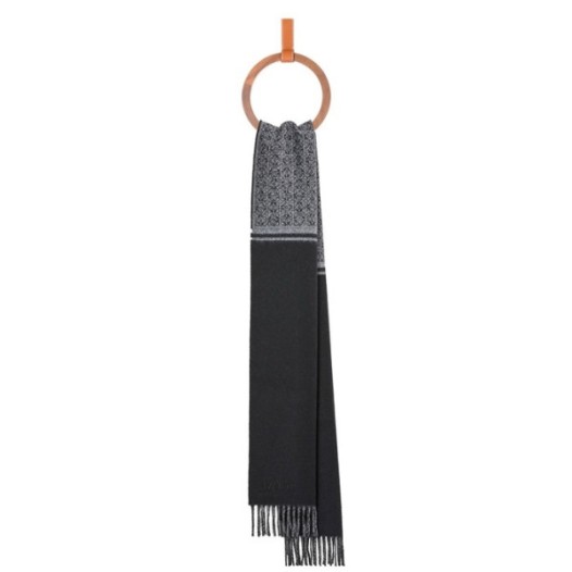❤로에베 남/녀 블랙 머플러 - Loewe Unisex Black Muffler - acc1667x