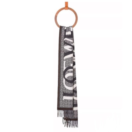 ❤로에베 남/녀 그레이 머플러 - Loewe Unisex Gray Muffler - acc1669x